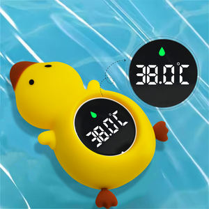 Termômetro de banho flutuante bonito New <span class=keywords><strong>Digital</strong></span> RGB Light Water Temperature Indicator seguro para o banho do bebê Termômetro doméstico - Product Image 3