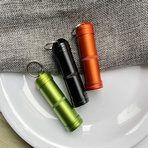 Edc 3 Inch Con Dấu Con Nhộng Bằng Kim Loại Nhôm Chống Thấm Nước Phù Hợp Với Thuốc Lá Du Lịch Móc Khóa Hộp Đựng Thuốc - Product Image 6