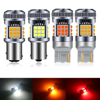 1156 1157 T20 LED clignotants lumière Blanc Rouge Ambre 1157 BAY15D ampoule led led P21W BA15S ampoule de frein de voiture