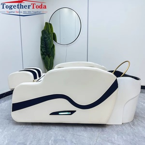 High-End Electric Shampoo Chair Barber Chair Water Circulation Spa Bed PU Leather Modern Design for Salon Commercial <b>Gym</b> School - Product Image 3