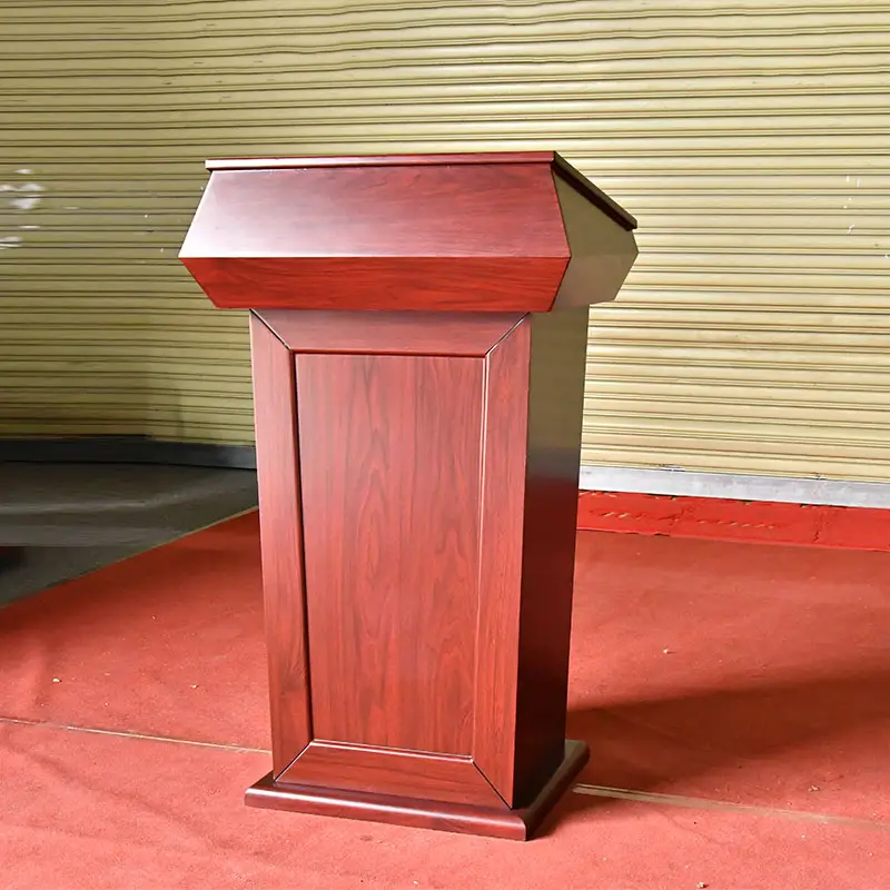 Podiums de madera para iglesia, podio de diseño moderno, proveedor de muebles