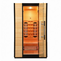 Sauna Doméstica Interior para 2 Personas, Sauna de Infrarrojos Lejanos de Bajo EMF, Envío de Fábrica, OEM, ODM, Nuevo Diseño