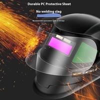 Casque de soudage solaire à gradation automatique monté sur la tête Capuchon d'isolation thermique anti-éblouissement et anti-arc pour soudeurs