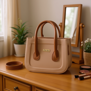 Bolso de Maquillaje Fana Spectacular para Mujer, de Microfibra y Cuero Sintético, con Cierre de Cremallera, Estilo Sólido para Todas las Temporadas - Product Image 2