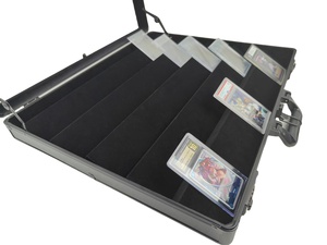 XL bảng lớn hàng đầu hiển thị trường hợp với khóa nhôm trong suốt hiển thị trường Hợp cho thẻ mục đích đặc biệt Túi & trường hợp - Product Image 4