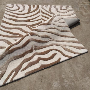 Alfombra de Lana Hecha a Mano de Lujo para el Hogar, Estilo Moderno Ecológico para Dormitorio, Sala de Estar, Pasillo, Alfombra de Oración, Envío Inmediato, Precio Bajo - Product Image 1