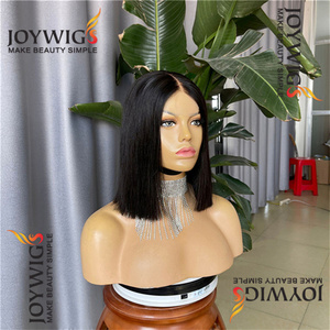 <span class=keywords><strong>Parrucche</strong></span> Bob a Taglio Dritto per Donne di Colore Joywigs, Chiusura in Pizzo 2*6, <span class=keywords><strong>Capelli</strong></span> Umani Grezzi Allineati alla Cuticola, Doppio Filamento, Fornitore di Fabbrica - Product Image 5