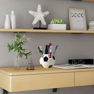 Porte-stylo de football personnalisé avec logo, en plastique, en forme de ballon, rangement de bureau pour événements sportifs, cadeau promotionnel, pot de papeterie scolaire - Product Image 6