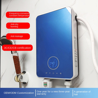 Chauffe-eau électrique instantané 110V avec prise US/EU, boîtier en plastique, utilisation hôtelière, fonctionnement en anglais, chauffe-eau sans réservoir miniature pour la maison, chauffage rapide