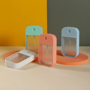 45ml Square Card <b>Perfume</b> Spray Bottle Empty Plastic Portable Pocket <b>Atomizer</b> - Product Image 2