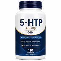 Capsules 5-HTP en marque blanche en gros, supplément végétalien pour l'humeur et la relaxation, fabricant en vrac certifié GMP
