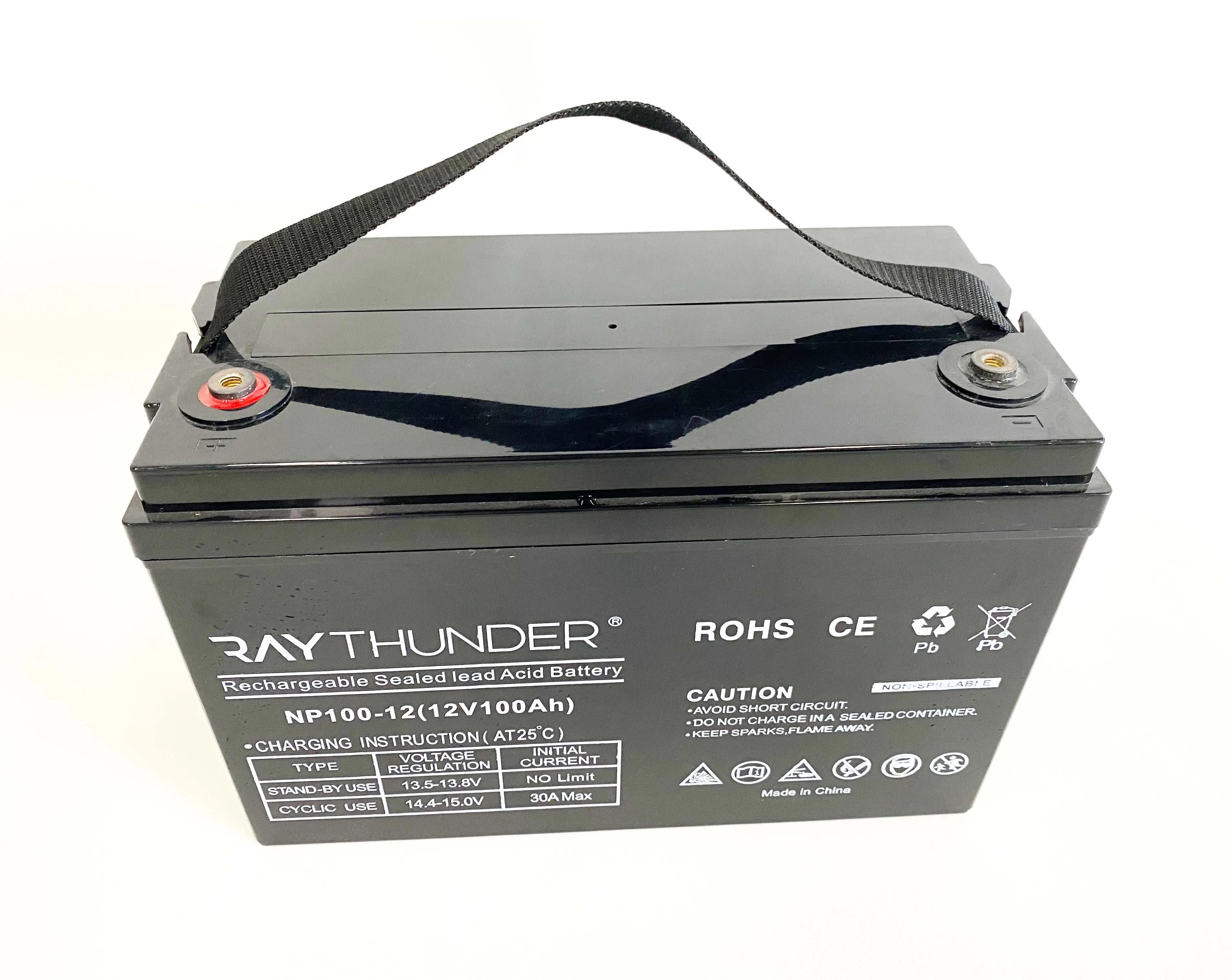 12V 100ah свинцово-кислотный аккумулятор для электрических квадрициклов