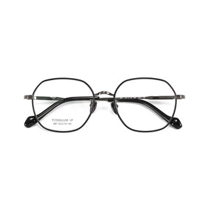 Montures de lunettes rondes en titane pur de Shenzhen 967, taille moyenne, unisexe, avec verres en résine, monture optique - Product Image 1