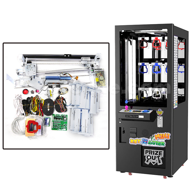 Coin Acceptor Selector Parts Prize Game  Mini Prize Locker Key Master Machine Crane Claw Machine with Motherboard Kits
