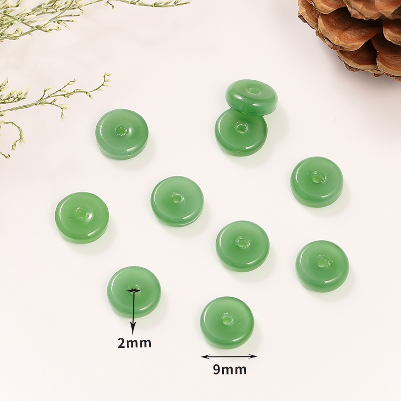 1.หัวเข็มขัดนิรภัยสีเขียวเข้ม ขนาด 9 มม.