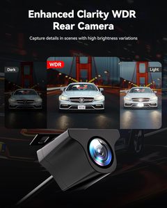 กล้องติดรถยนต์ REDTIGER รุ่น F7N Elite Dash Cam 4K HDR บันทึกหน้า-หลัง 5.8GHz WiFi หน้าจอสัมผัส 3.18 นิ้ว ควบคุมด้วยเสียง รองรับการ์ด 128G กล่องดำบันทึกภาพในรถยนต์ สีดำ - Product Image 6