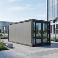 Conteneurs de maison préfabriqués pliables de type Z, maisons mobiles modulaires portables, mini-maisons en panneaux d'acier