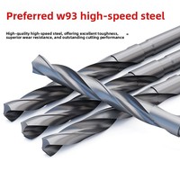 Foret hélicoïdal HSS à queue conique Morse DIN345, nitridé et trempé, pour perçage et alésage industriel du métal, pour tour à métaux et CNC