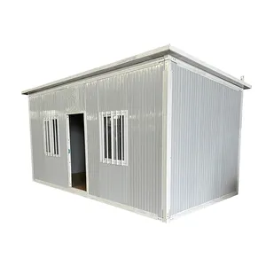 Fabrik vorgefertigte Flat Pack Container Häuser 2-stöckige 20ft 40ft Versand Fertighaus Sandwich Panel Häuser für Sudan Südafrika