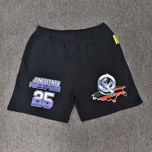 Shorts pour hommes de haute qualité, décontractés, écologiques, tissés en coton 100%, taille mi-haute, anti-froissement, streetwear de basketball - Product Image 3