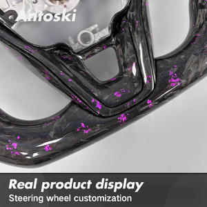 Volante Deportivo Personalizado de Fibra de Carbono Forjado en Color Morado para Toyota Corolla RAV4 Camry 2018-<span class=keywords><strong>2022</strong></span> - Product Image 5