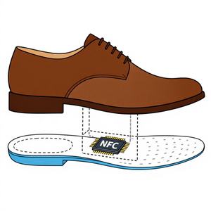 Étiquette en tissu NFC imprimée avec logo - Personnalisation de marque pour vêtements, chaussures et accessoires de mode avec portée de lecture de 2 à 10 cm et compatibilité - Product Image 1