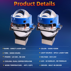 New Arrival L90 3 Inch Bi <b>LED</b> Laser <b>Projector</b> Lens Headlight 100w 5500k 4300k Super Bright Bi <b>Led</b> Lens Light Modules - Product Image 4