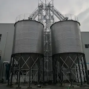Animal Feed Silo 25 Ton Galvanized Steel Grain Storage Silo Price