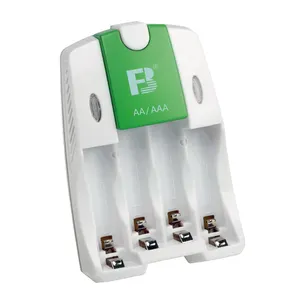 Custom AA/AAA Ni-MH rechargeable battery FB-18 DC2.85V 300mA four slot smart aa aaa nimh best battery charger