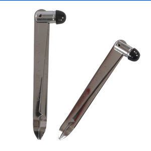 Martillo de percusión de acero inoxidable de 14.5 cm con escala para diagnóstico neurológico, uso hospitalario - Product Image 2