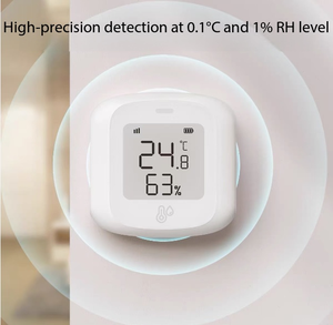 Capteur intelligent de température et d'humidité Zigbee, détecteur numérique avec surveillance à distance WiFi pour la domotique - Product Image 2