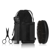 Kit de Limpieza y Cuidado de Barba para Hombre, Personalizado y Profesional, de Acero Inoxidable y Plástico