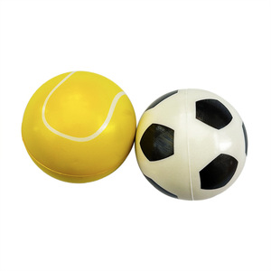 Ensemble de balles anti-stress en mousse PU de 6,3 cm, football, basketball, baseball, tennis, jouet à presser pour adultes - Product Image 4