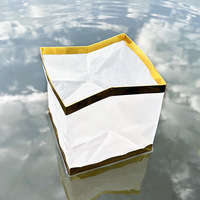 Lanterne flottante en papier biodégradable carrée en gros, lanternes écologiques pour les vœux, lanternes flottantes pour bougies pour la prière et les vœux