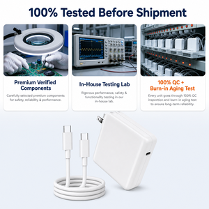 <span class=keywords><strong>Chargeur</strong></span> USB C pour ordinateur portable 61W 20.3V 3A Adaptateur secteur Type C pour <span class=keywords><strong>MacBook</strong></span> Pro 13 15 <span class=keywords><strong>Air</strong></span> 2018 <span class=keywords><strong>2020</strong></span> - Product Image 4