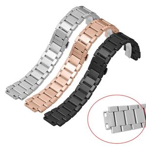 <span class=keywords><strong>Bracelet</strong></span> de <span class=keywords><strong>montre</strong></span> en métal de luxe à maillons solides 3 perles en acier inoxydable noir pour <span class=keywords><strong>montre</strong></span> <span class=keywords><strong>Hublot</strong></span> Bigbang or matériel taille 26mm - Product Image 1