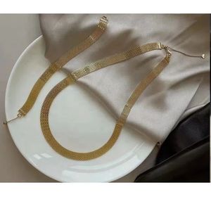 Xinfly Custom Au750 18K Yellow <b>Gold</b> Necklace Bracelet <b>Set</b> Classic Style Pure 18K <b>Gold</b> Wedding and Party - Product Image 4