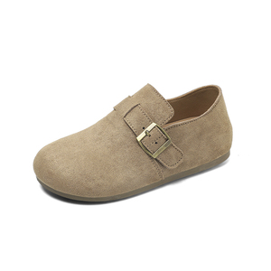 <span class=keywords><strong>Mules</strong></span> en daim pour femmes, style sabot, à bride réglable, semelle intérieure en liège, bout fermé, confortables, plates, multicolores - Product Image 1