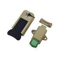 Poignée de porte en plastique industrielle Minran avec loquet et serrure, installation facile pour congélateur, réfrigérateur, four, chambre froide - Série 4100