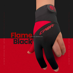 CPBA 3 Finger Billiards Pool Cue Glove, Left Hand Snooker Sport Glove, Durable Stitched Billiard Glove, Universal Fit for Men - Product Image 1