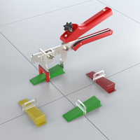 Clips de nivellement de carreaux faciles à utiliser 2,0/2,5 mm avec cales réutilisables, design moderne pour appartements et rénovation de maisons