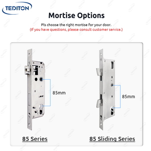 Tediton <span class=keywords><strong>Serure</strong></span> de Porte Inteligente Pour Porte Extérieure Numérique Ttlock Biométrique Intelligent Serrures de Porte Coulissante - Product Image 2