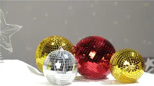 SY Hot Sale 30CM Disco Ball Decoration For Christmas Day Home And Party Decoration Foam Mirror Ball