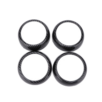 Couvre-aérateurs en fibre de carbone, garnitures de remplacement pour Smart Fortwo/Forfour 453 2015 à 2021