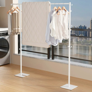 <span class=keywords><strong>Appendiabiti</strong></span> in Metallo Autoportante con Ruote Bloccabili, Ganci Multiuso per Cappelli e Borse, Barra <span class=keywords><strong>Appendiabiti</strong></span> a Tutta Lunghezza e Vano Portaoggetti Inferiore - Product Image 3