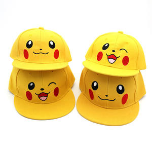 Grossiste <span class=keywords><strong>Pikachi</strong></span> Poke Monster Chapeau seau pour enfants pour Cosplay Cartoon Summer Fisherman Kid Girls Boys - Product Image 1