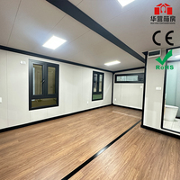 Contenedor de Lujo de 20 y 40 Pies, Minicása Prefabricada, Casas Contenedor Plegables, Hogar Modular Prefabricado con Baño y Dormitorio