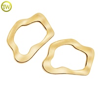 Traje de baño impermeable conector de metal dorado hardware nombre personalizado accesorio de Bikini correas ajustables hebilla sujetadores para ropa de playa