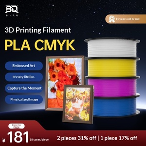 BIQU PLA CMYK Consumibles para Impresión 3D, Set Multicolor Translúcido con Relieve, Alta Compatibilidad, Imagen Física - Product Image 6