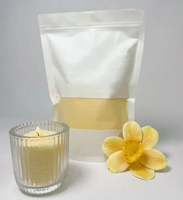 Vente en gros de cire de sable de palme colorée 100% naturelle aux divers parfums pour la fabrication de bougies